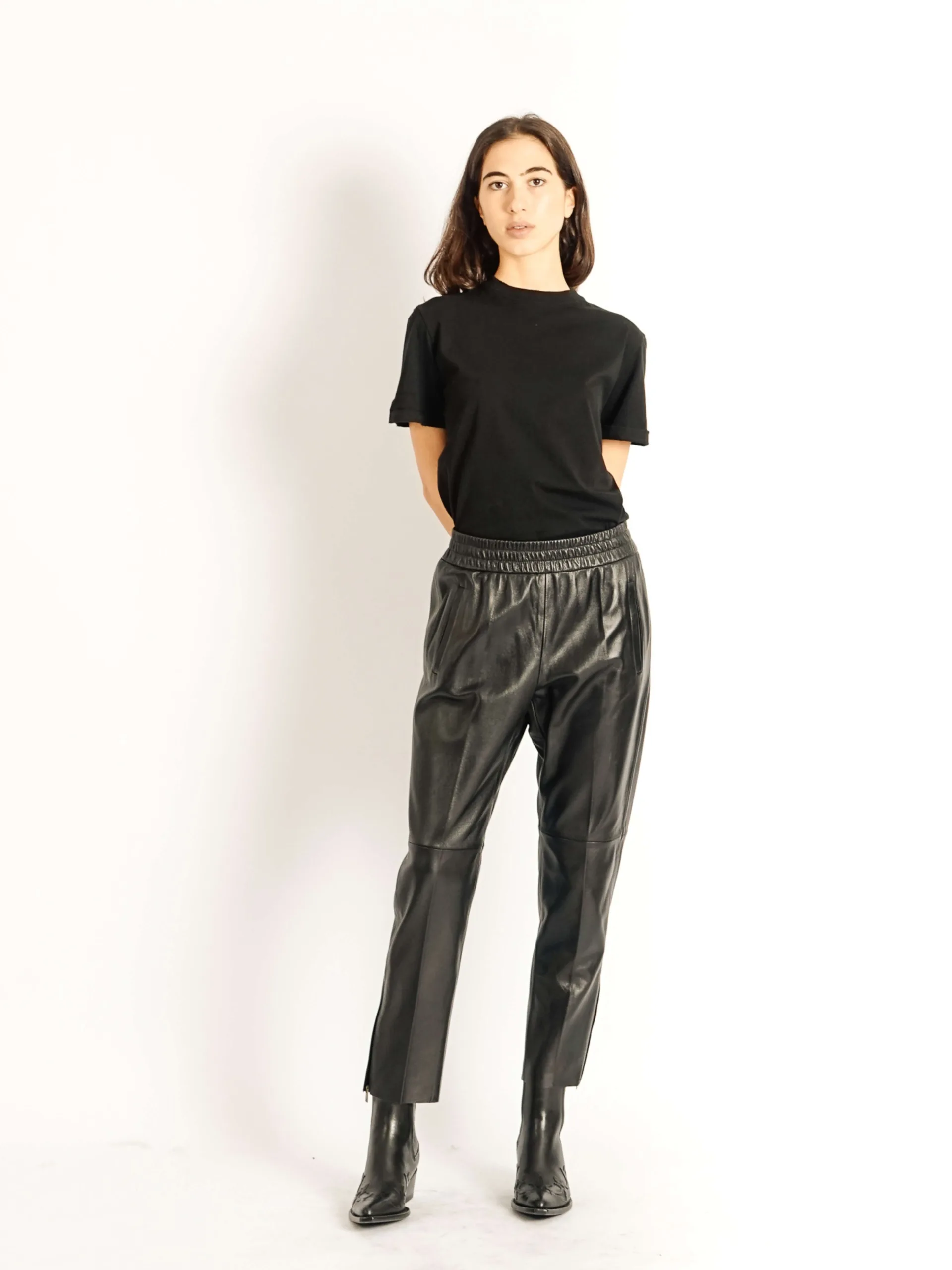 Black Leather Trousers