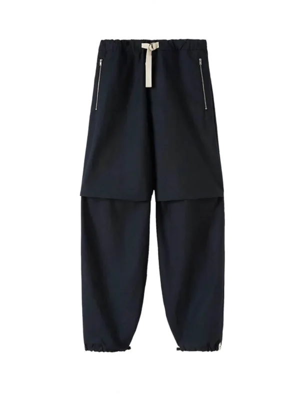 Black Cotton Trousers