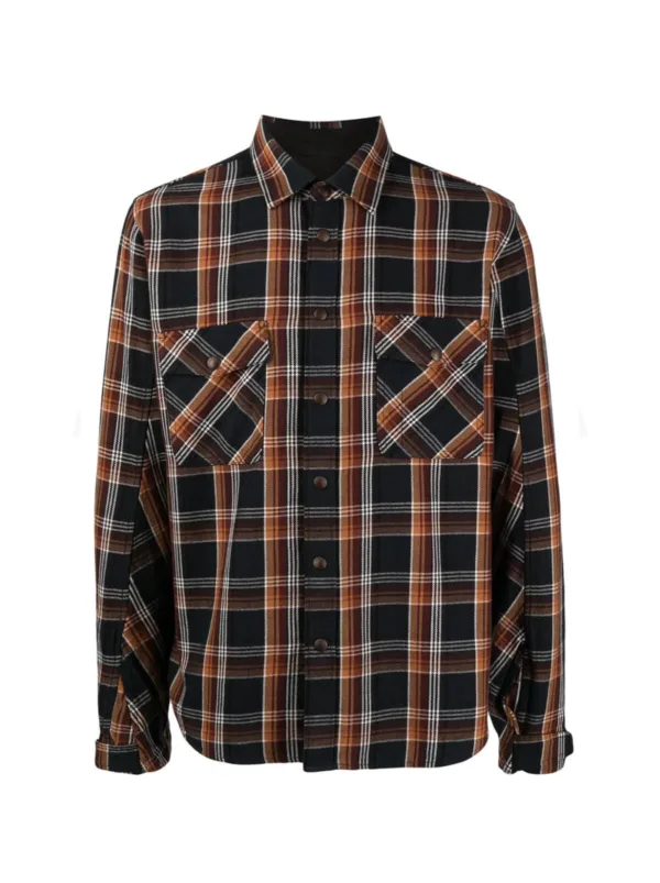 Plaid-Check Cotton Shirt