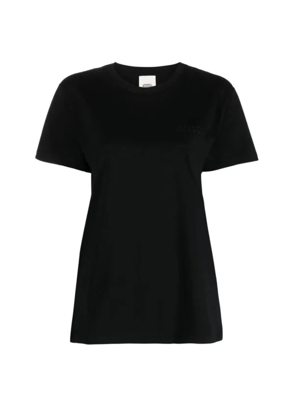 Black T-Shirt with a Logo